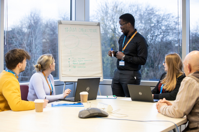 Group of colleagues in the office