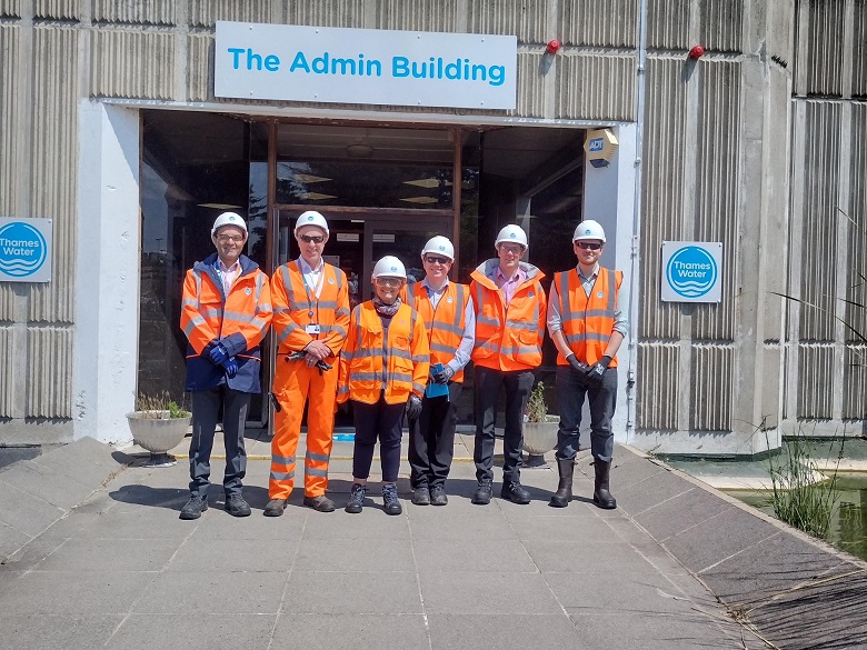Dame Margaret Hodge visiting Beckton Sewage Treatment Works