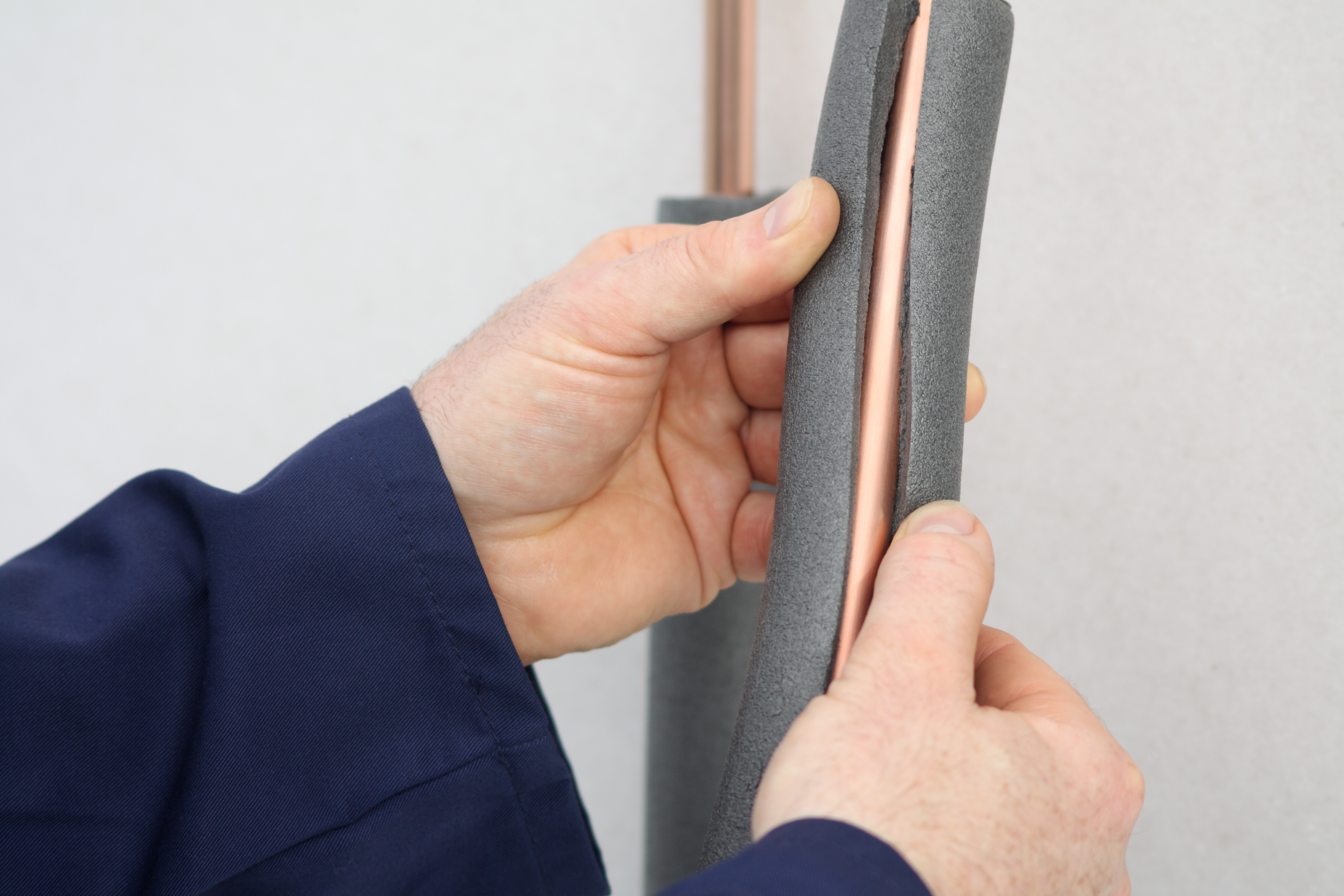 insulating pipes