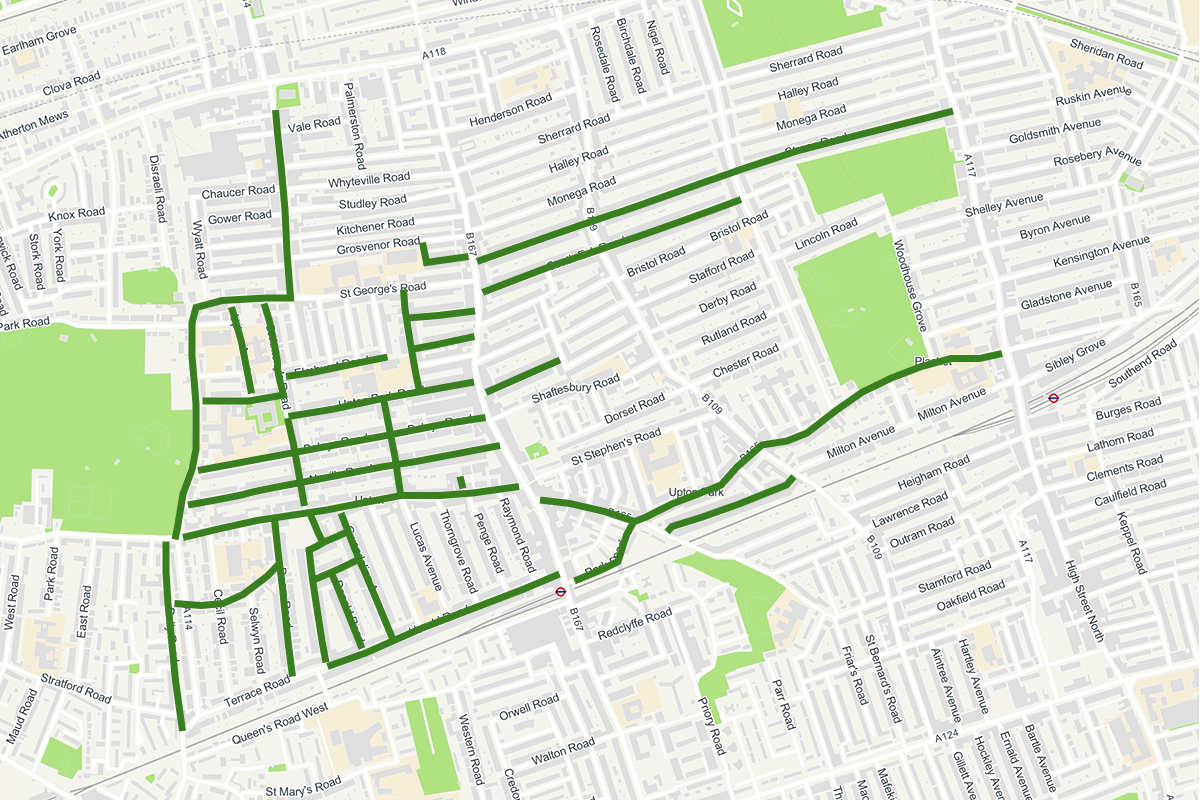Roads being worked on in Upton Park