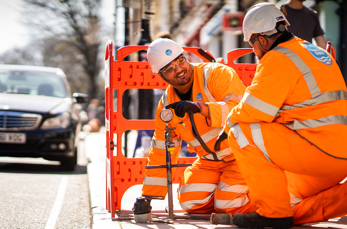 Thames Water engineers in London