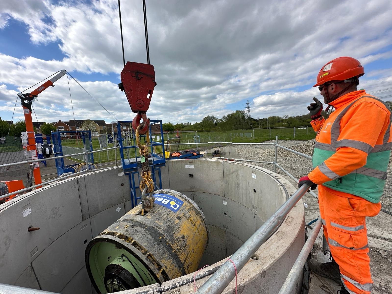 Thames Water works with Barhale to upgrade its Haydon End rising main sewage pipe