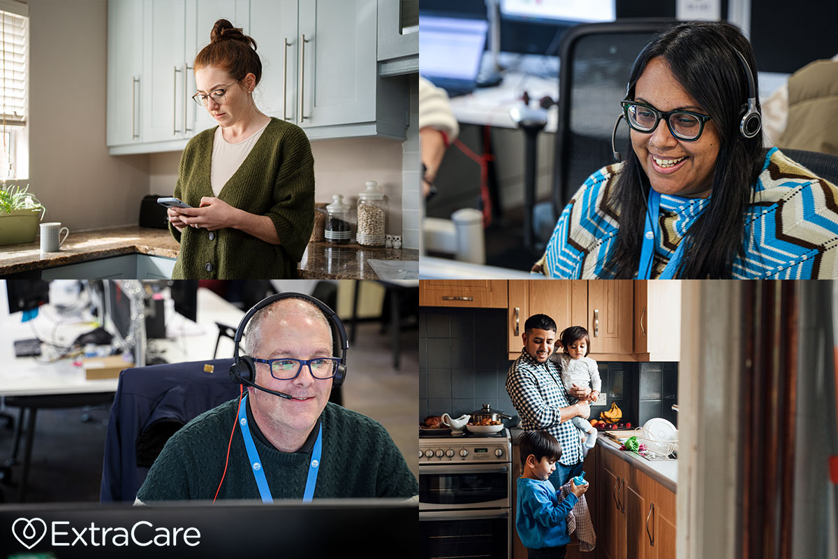 A montage image of Thames customers and employees