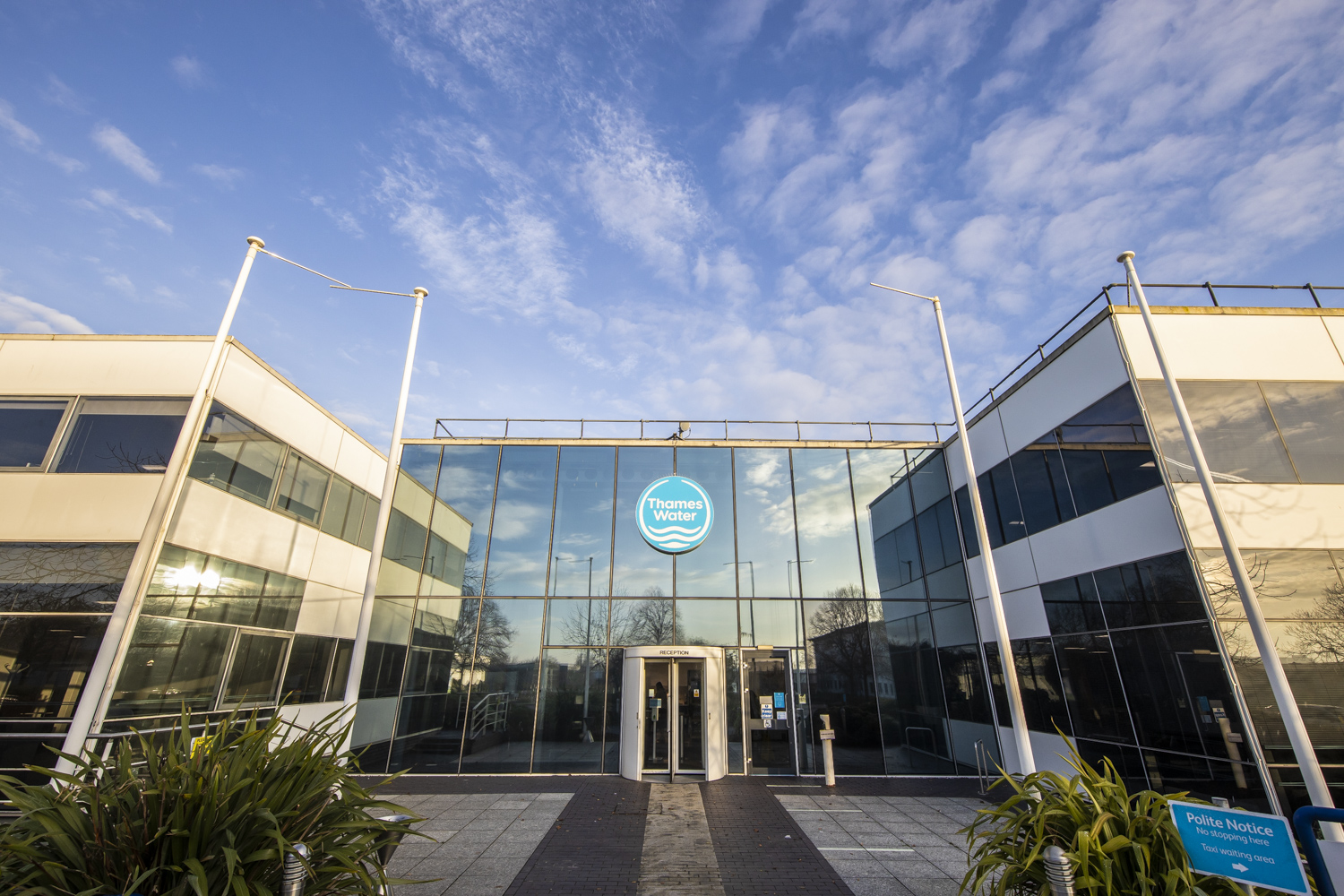 The exterior of a Thames Water office