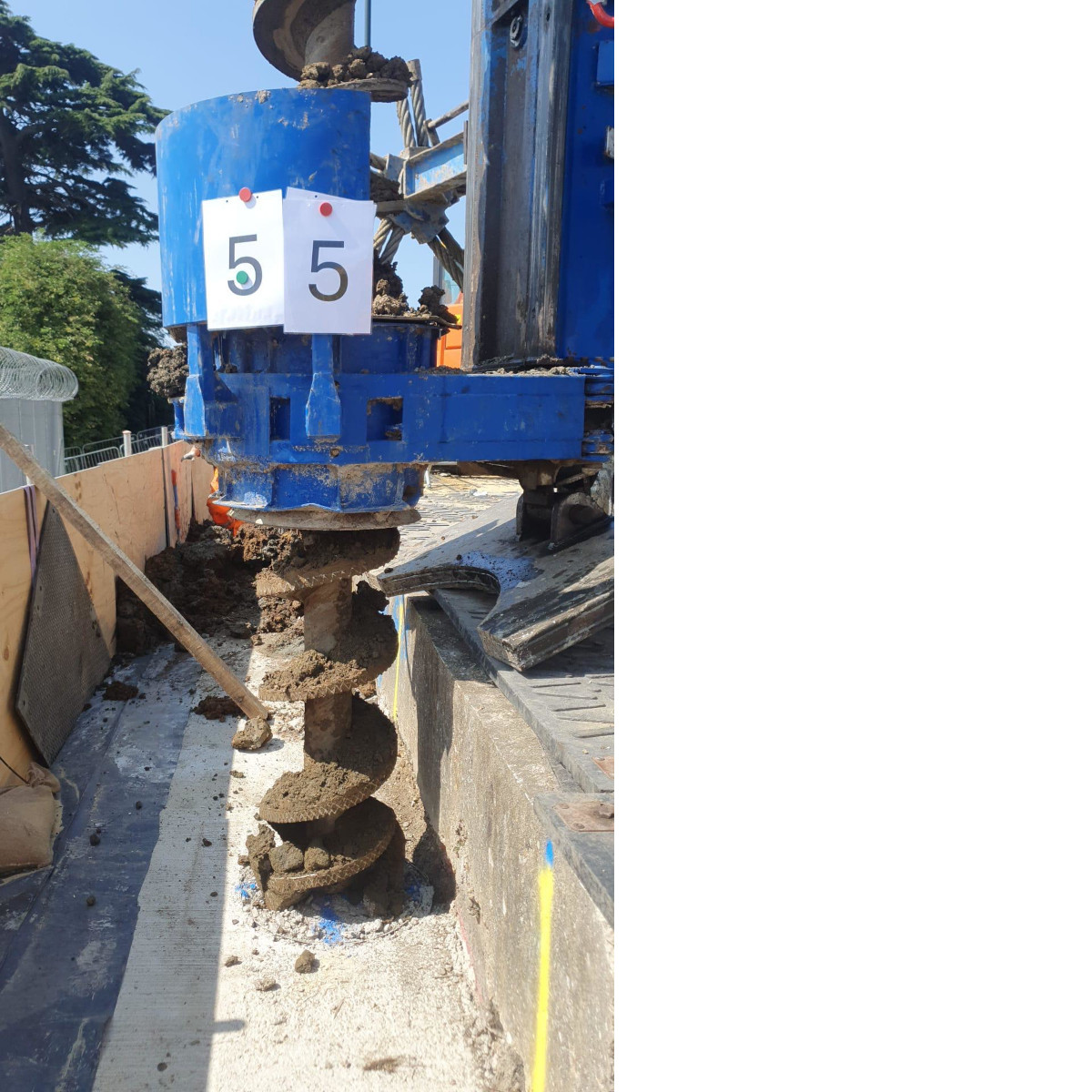 Work in progress at Hampton Junction barrier