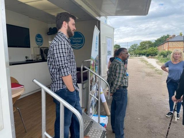 Thames Water team holding drop in session for community