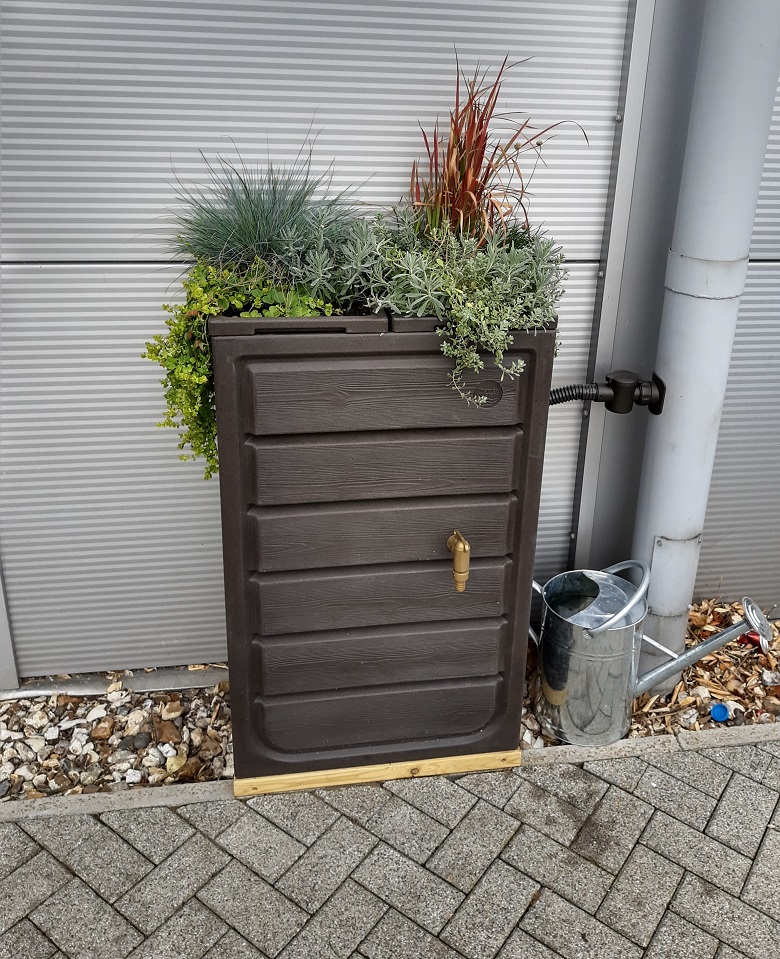 One of the specially designed planters in Reading