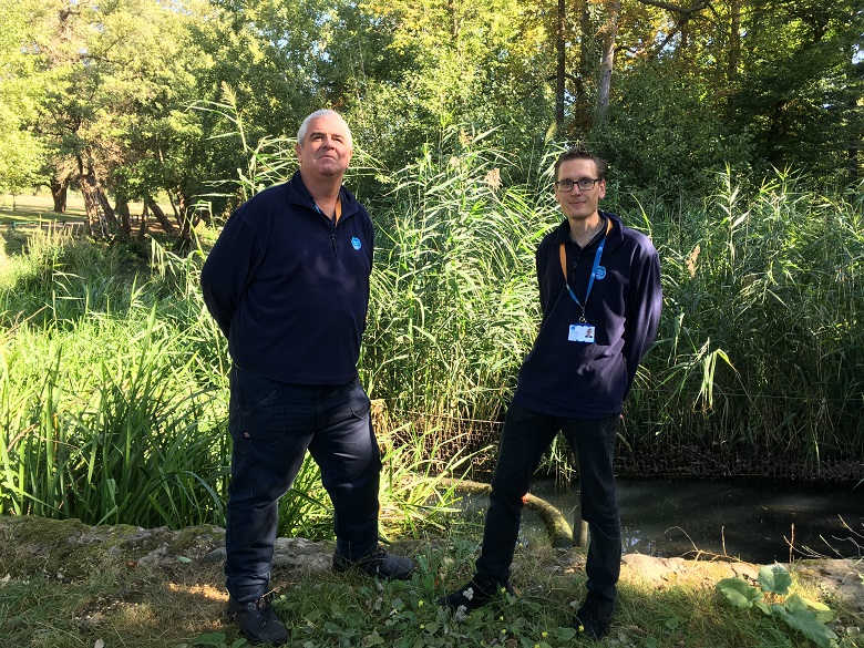 Thames Water staff at Grovelands Park
