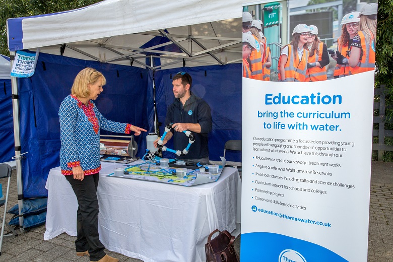 Thames Water's stand at Tidefest