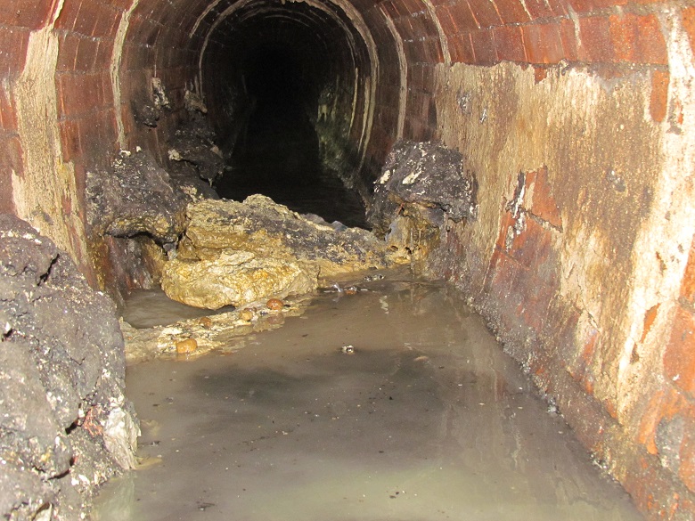 A fatberg cleared from a sewer under the Shard in London