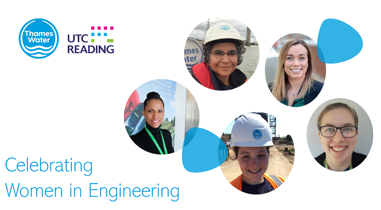 Poster celebrating women in engineering at Thames Water