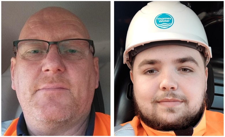 Rob Lazell and Chad Hodgson who helped two women in danger in London