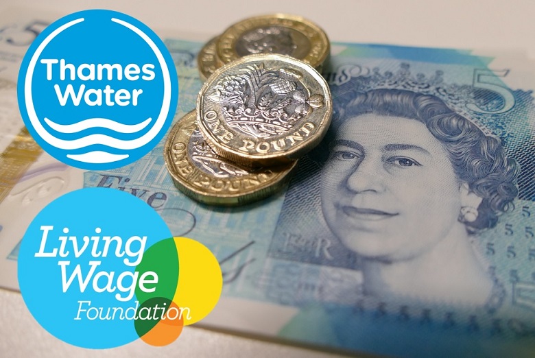 thames water commits to real living wage