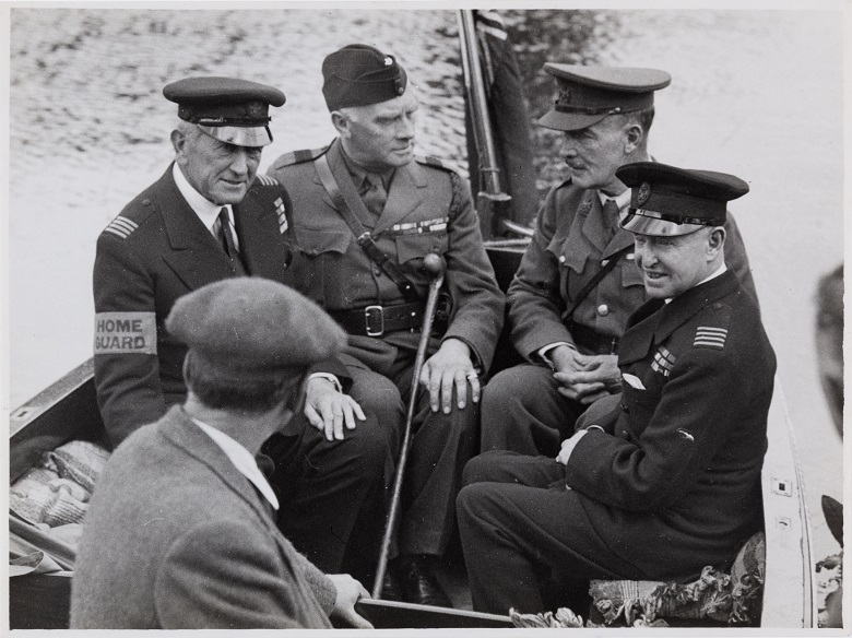 Men of the River Thames Home Guard during World War Two