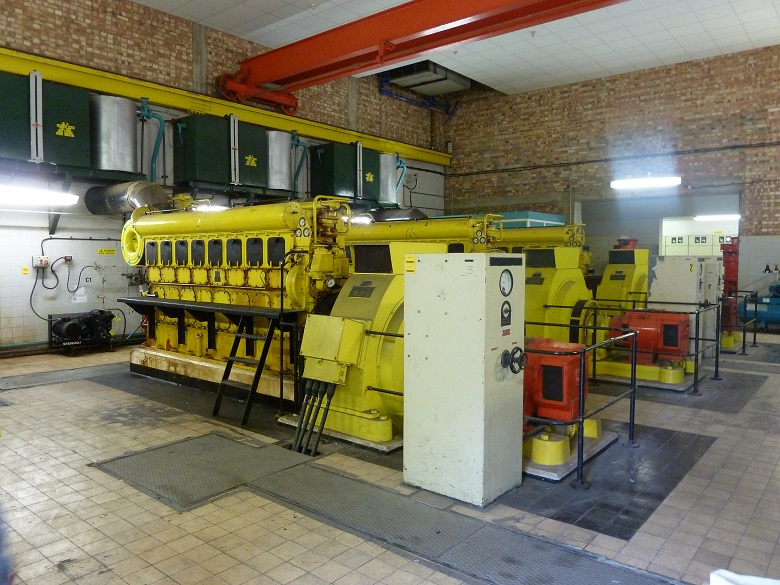 The generators which will be replaced as part of the project