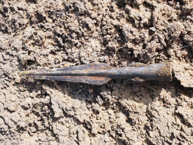 The Bronze Age spearhead unearthed at Cirencester sewage works