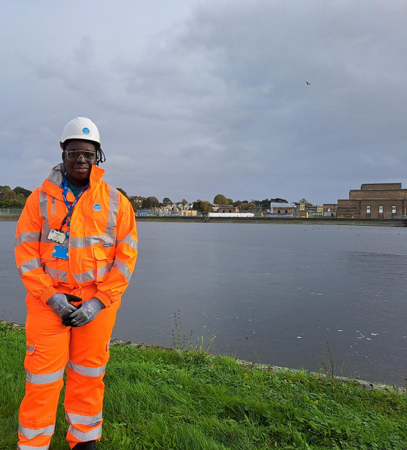 Gabriel Akowuah - L6 Mechanical Engineering Apprentice on one of our sites