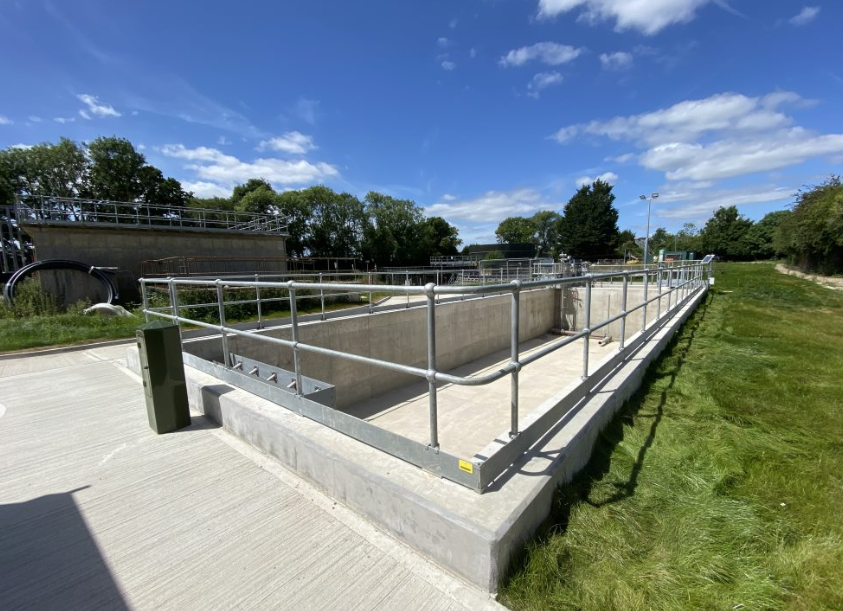 Bentley sewage treatment work 's new storm tank
