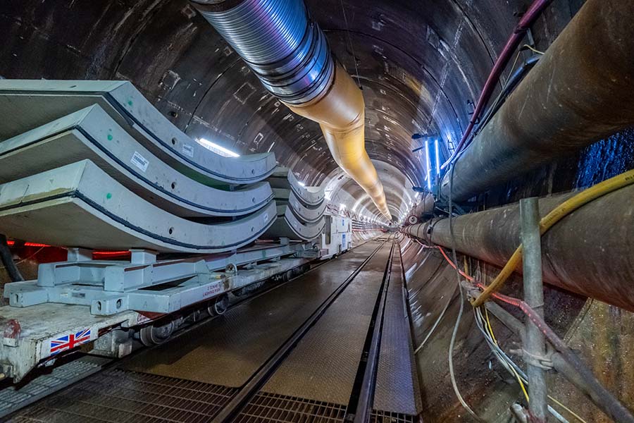 The Greenwich connection tunnel linking Greenwich pumping station to the main super sewer