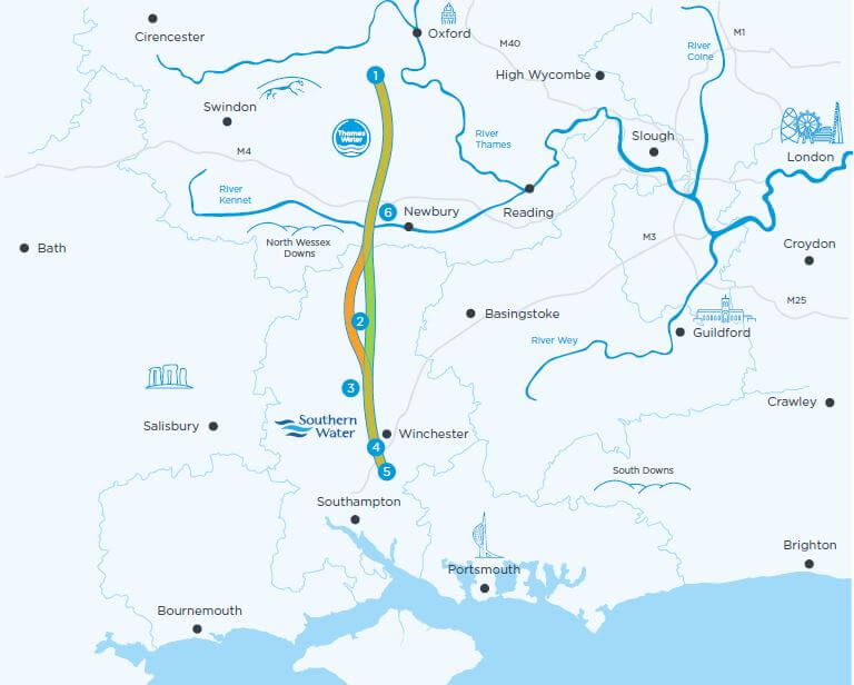 Thames Water to Southern Water regional transfer