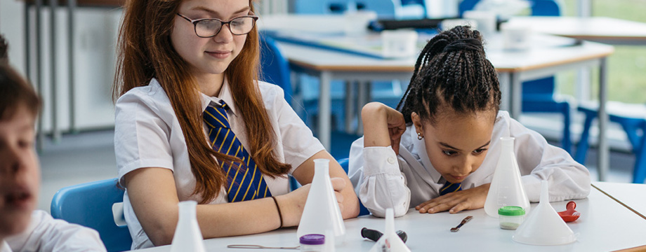 Young students at a Thames Water education day