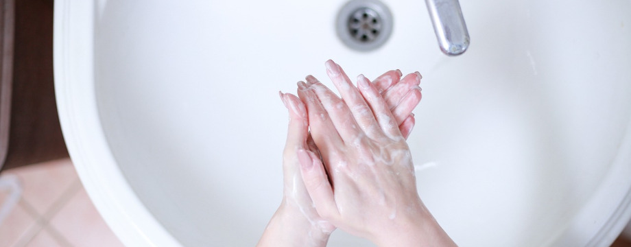 Washing hands