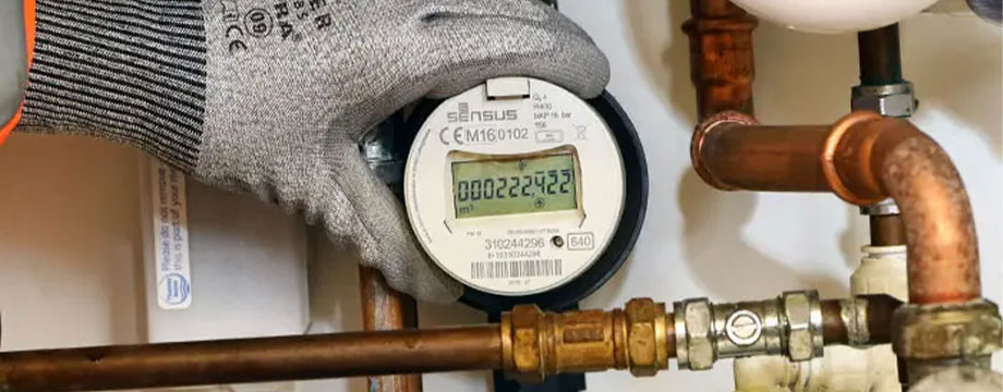 An image of an internal smart meter