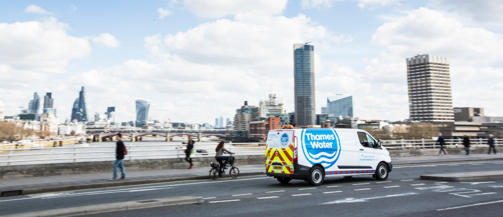 Thames Water van in London