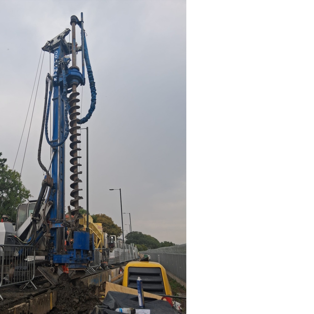 Work in progress at Hampton Junction barrier