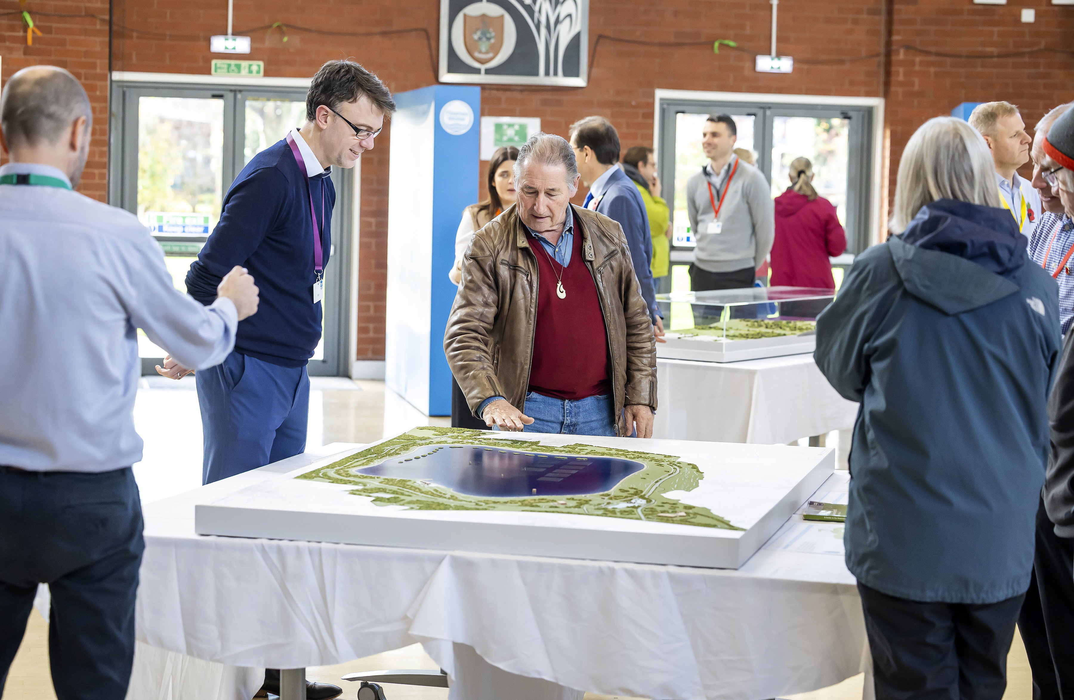 Members of public hearing about reservoir proposal at a recent event