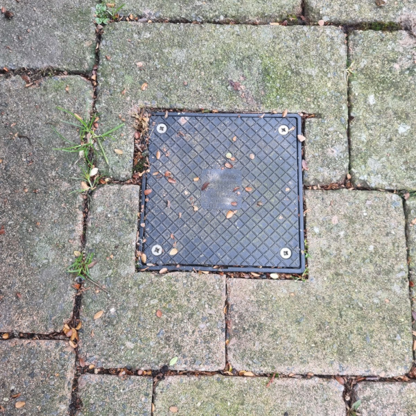 Gas Inspection Cover Owned By The Local Gas Board