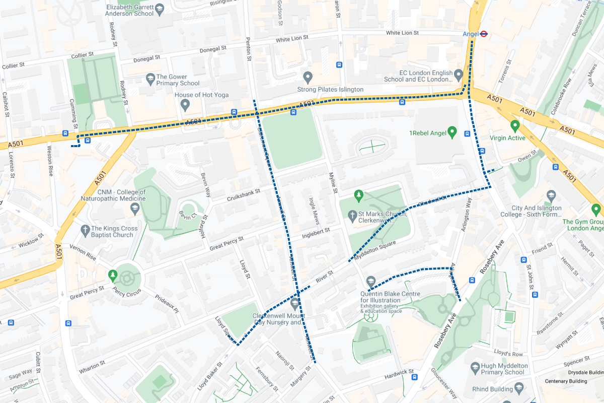 pentonville project map