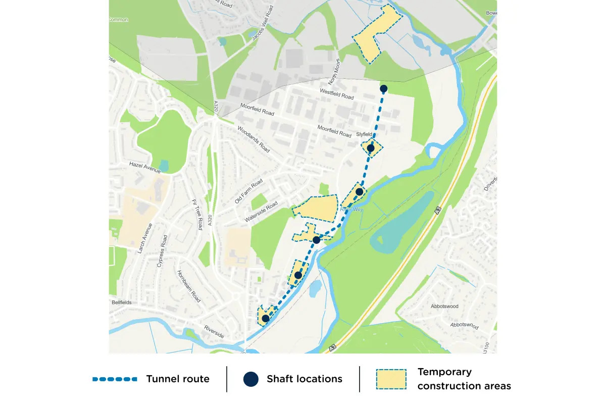 Guildford STW map