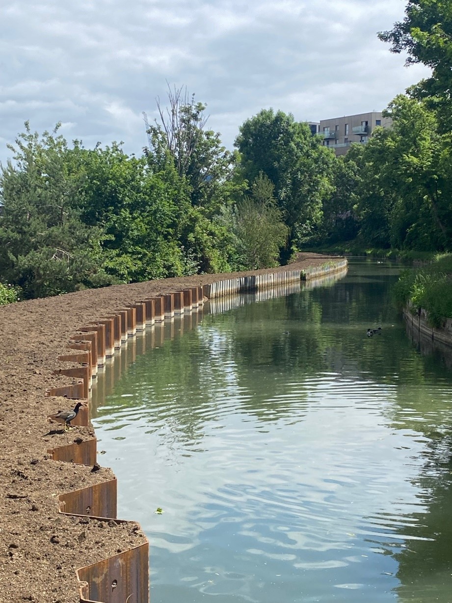 Eade Road embankment 