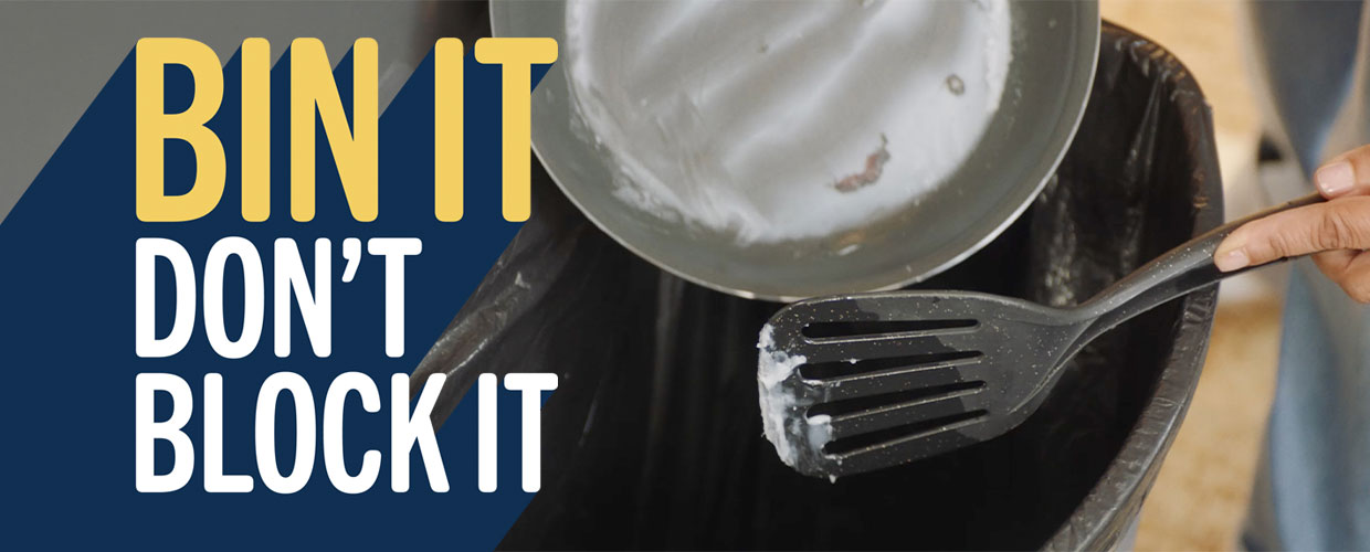 bin it don't block it