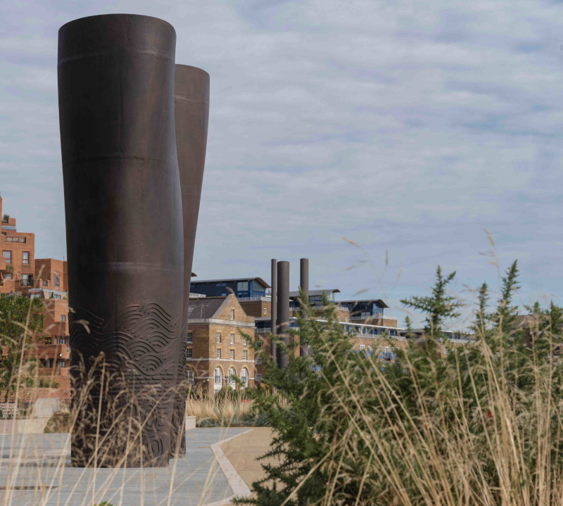 Sculptures at King Edward Memorial Park Foreshore