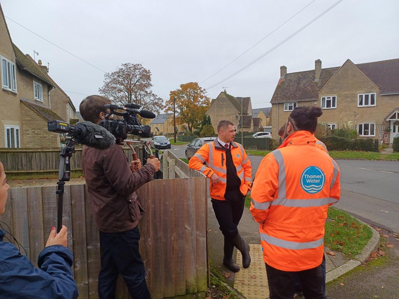 Filming TW employees on the front line